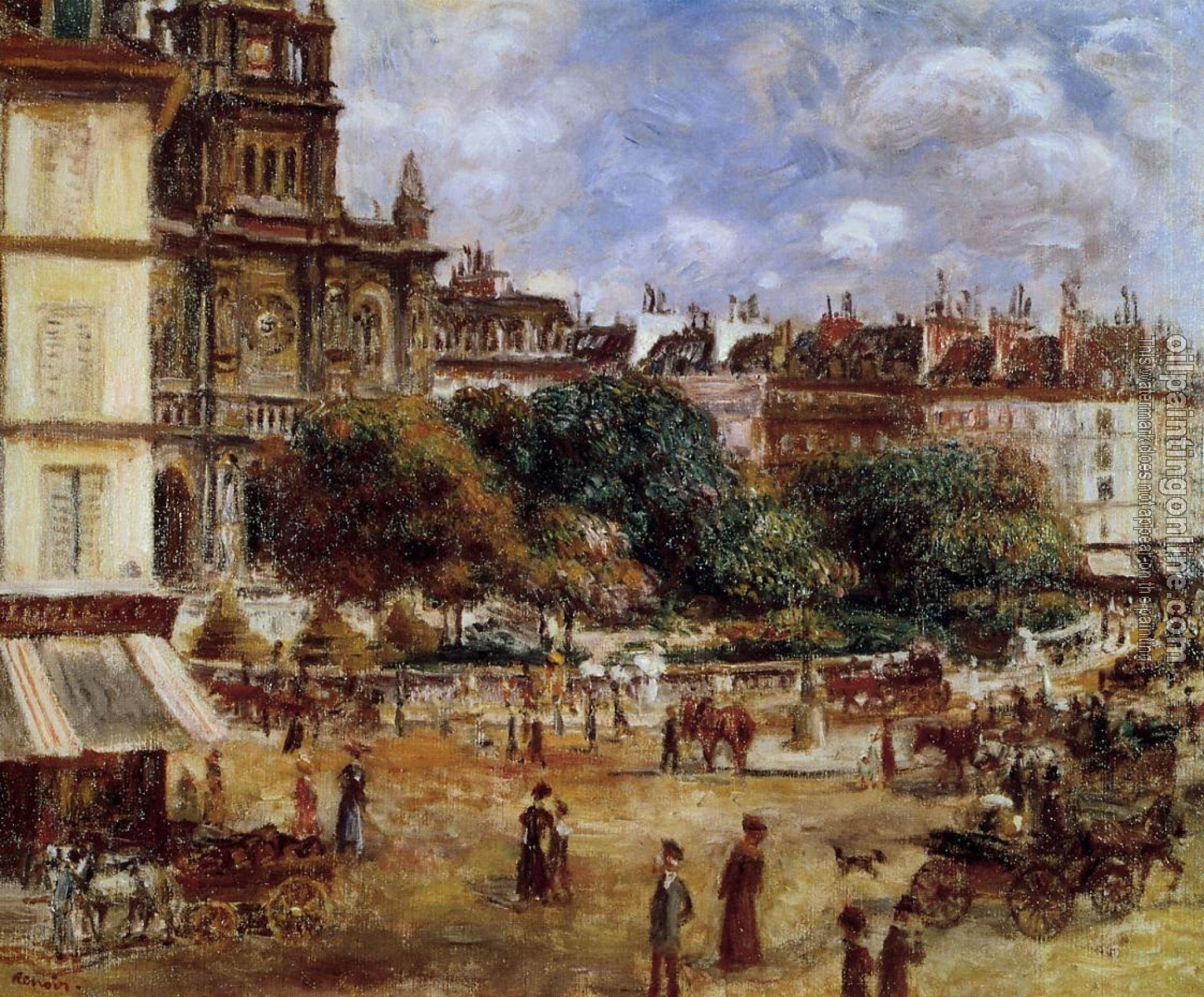 Renoir, Pierre Auguste - Place de la Trinite, Paris